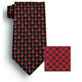 Full House Maroon Novelty Tie